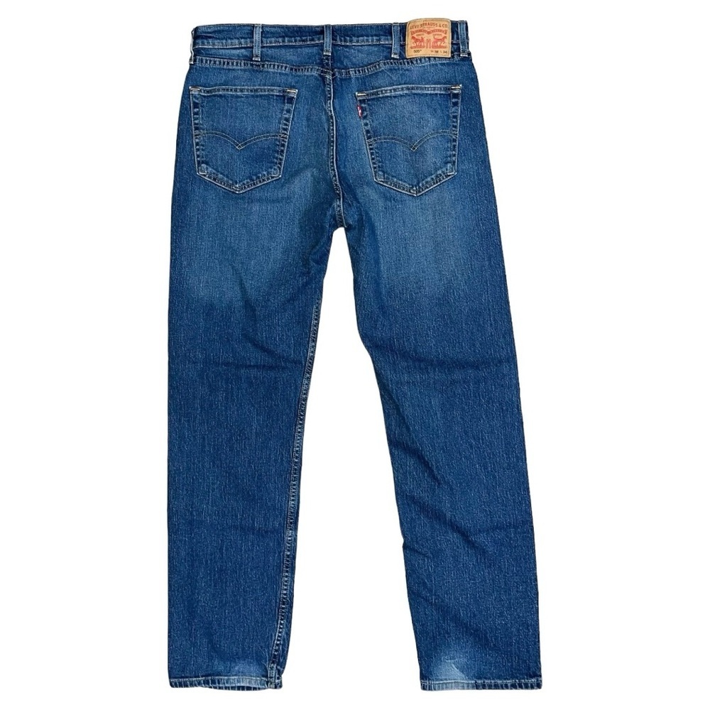 Levi’s 505 Jeans Men’s Size 38x34 Blue Straight - Picture 6 of 9